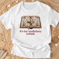 It’s Too Nonfictiony Outside Fantasy Fictional Book Lover T-Shirt Gifts for Old Men It’s Too Nonfictiony Outside Fantasy Fictional Book Lover T-Shirt Gifts for Old Men