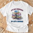 IT'S NOT HOARDING IF IT'S BOOKS FUN BOOK LOVER T-Shirt Gifts for Old Men