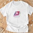 Just a Girl Who Loves Reading Book Lover Reading T-Shirt Gifts for Old Men