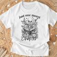 Just One More Chapter Vintage Floral Skeleton Reading Book T-Shirt Gifts for Old Men Just One More Chapter Vintage Floral Skeleton Reading Book T-Shirt Gifts for Old Men