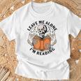 Leave Me Alone I'm Reading Skeleton Reading Book Bookish T-Shirt Gifts for Old Men Leave Me Alone I'm Reading Skeleton Reading Book Bookish T-Shirt Gifts for Old Men