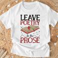 Poetry Gifts, Writer Shirts