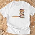 Life Without Books Is Like An Unsharpened Pencil Bookworm T-Shirt Gifts for Old Men