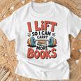 Lift So I Can Carry More Books Reading Lovers Reader Workout Premium Tri-Blend T-Shirt Gifts for Old Men Lift So I Can Carry More Books Reading Lovers Reader Workout Premium Tri-Blend T-Shirt Gifts for Old Men
