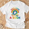 Take a Look It's In a Book Rainbow Reading T-Shirt Gifts for Old Men Take a Look It's In a Book Rainbow Reading T-Shirt Gifts for Old Men