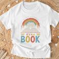 Take A Look It's In A Book Retro Reading Advocate Distressed T-Shirt Gifts for Old Men Take A Look It's In A Book Retro Reading Advocate Distressed T-Shirt Gifts for Old Men