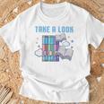 Take A Look Its In A Book Shirt Reading Readers T-Shirt Gifts for Old Men