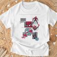 Marvel Comics Spider-Man Classic Comic Book Collage T-Shirt Gifts for Old Men