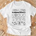 Mr Men Retro Comic Book Strip 70s & Premium Tri-Blend T-Shirt Gifts for Old Men