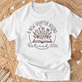 A New Chapter Retired 2026 Begins Retirement Wildflower Book T-Shirt Gifts for Old Men