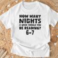 How Many Nights A Week Should You Be Reading 6-7 Book Lover Premium Tri-Blend T-Shirt Gifts for Old Men
