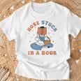 Nose Stuck In A Book Book Lover T-Shirt Gifts for Old Men Nose Stuck In A Book Book Lover T-Shirt Gifts for Old Men