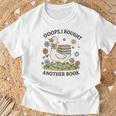 Oops I Got Another Book Goose Reading Humor T-Shirt Gifts for Old Men