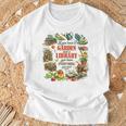 Plant & Book Lover Gardener If You Have A Garden & A Library T-Shirt Gifts for Old Men