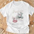Poolside Reading Club Books Flamingo Swim Pool Inflatable T-Shirt Gifts for Old Men Poolside Reading Club Books Flamingo Swim Pool Inflatable T-Shirt Gifts for Old Men