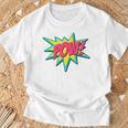 Pow Retro Comic Book Art Superhero Bubble Premium T-Shirt Gifts for Old Men Pow Retro Comic Book Art Superhero Bubble Premium T-Shirt Gifts for Old Men