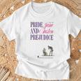 Pride And Prejudice Jane Austen Vintage Book Cover T-Shirt Gifts for Old Men