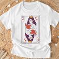 Queen Of Books Premium Tri-Blend T-Shirt Gifts for Old Men