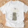 My Therapist Gave Up Overwhelmed Brain Books T-Shirt Gifts for Old Men