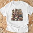 Rare Book Collector Raglan Baseball Tee T-Shirt Gifts for Old Men