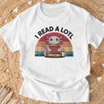 I Read Alotl Axolotl Retro Reading Books Lover Vintage T-Shirt Gifts for Old Men I Read Alotl Axolotl Retro Reading Books Lover Vintage T-Shirt Gifts for Old Men