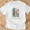 I Read Banned Books Banned Books Lovers T-Shirt Gifts for Old Men