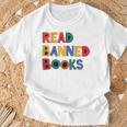 Read Banned Books T-Shirt Gifts for Old Men