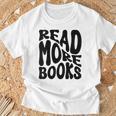 Read More Books Book Lover T-Shirt Gifts for Old Men Read More Books Book Lover T-Shirt Gifts for Old Men