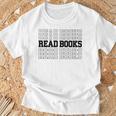 Read Books Cool Book Lover Reading Retro Vintage T-Shirt Gifts for Old Men