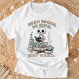 Read Books Be Kind Stay Weird Skeleton Reading Book Lover T-Shirt Gifts for Old Men Read Books Be Kind Stay Weird Skeleton Reading Book Lover T-Shirt Gifts for Old Men