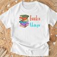 I Read Books And I Know Things T-Shirt Gifts for Old Men