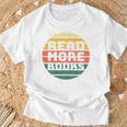 Read More Books Retro Vintage Book Lover Premium Tri-Blend T-Shirt Gifts for Old Men