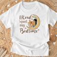 I Read Past My Bedtime Book Lover T-Shirt Gifts for Old Men