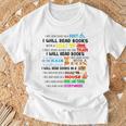 Read My Shirt Day For Kids Boy Girls i Will Read Books T-Shirt Gifts for Old Men