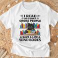I Read So I Don't Choke People Save A Life Send Books T-Shirt Gifts for Old Men I Read So I Don't Choke People Save A Life Send Books T-Shirt Gifts for Old Men