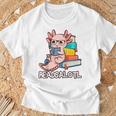 Readalotl a Kawaii Axolotl Reading a Book As Readsalotl Raglan Baseball Tee T-Shirt Gifts for Old Men Readalotl a Kawaii Axolotl Reading a Book As Readsalotl Raglan Baseball Tee T-Shirt Gifts for Old Men
