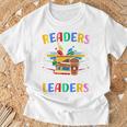 Readers Are Leaders Book Lover Reading Mom Premium Tri-Blend T-Shirt Gifts for Old Men