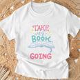 Reading Books Literature Quote Fiction Novel Nerd Bookaholic T-Shirt Gifts for Old Men