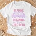Reading Is Dreaming With Your Eyes Open Cute Quote Books Premium Tri-Blend T-Shirt Gifts for Old Men Reading Is Dreaming With Your Eyes Open Cute Quote Books Premium Tri-Blend T-Shirt Gifts for Old Men