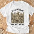 Reading Is My Favorite Sport Dragon Book Lover Bookworm T-Shirt Gifts for Old Men Reading Is My Favorite Sport Dragon Book Lover Bookworm T-Shirt Gifts for Old Men