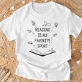 Reading Is My Favorite Sport Read Bookworm Book Lover T-Shirt Gifts for Old Men