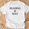 Reading Is Sexy Literary Reading Book Humor T-Shirt Gifts for Old Men Reading Is Sexy Literary Reading Book Humor T-Shirt Gifts for Old Men