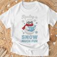 Reading Is Snow Much Fun Book Lover Winter Snowman Humor T-Shirt Gifts for Old Men Reading Is Snow Much Fun Book Lover Winter Snowman Humor T-Shirt Gifts for Old Men