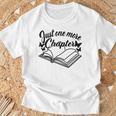 Reading Women Girls Just One More Chapter Book Lover T-Shirt Gifts for Old Men