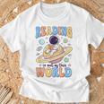 Reading Out Of The World Book Lover Reading Boys Girls Kids T-Shirt Gifts for Old Men Reading Out Of The World Book Lover Reading Boys Girls Kids T-Shirt Gifts for Old Men