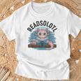 Readsolotl Book Lover Reading Axolotl Kids Reader T-Shirt Gifts for Old Men