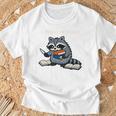 I Require Books Raccoon T-Shirt Gifts for Old Men