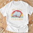 Retro Rainbow Smart Book Lover Reader Vintage Bookworm Women T-Shirt Gifts for Old Men