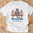 San Francisco Cat Golden Gate Bridge Book Lover T-Shirt Gifts for Old Men San Francisco Cat Golden Gate Bridge Book Lover T-Shirt Gifts for Old Men