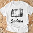 Santeria Bruja Book T-Shirt Gifts for Old Men
